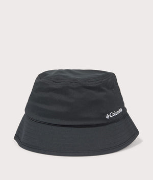 Pine Mountain Bucket Hat in Black by Columbia. EQVVS Side Angle Shot.