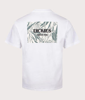 Max Meadows T-Shirt in White by Dickies. EQVVS Back Angle Shot.