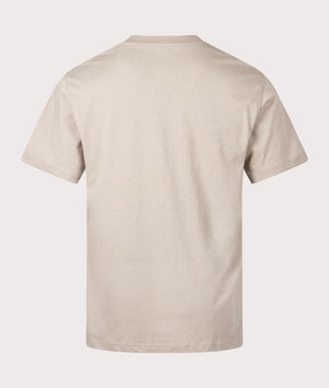 Summerdale T-Shirt in Sandstone by Dickies. EQVVS Back Angle Shot.