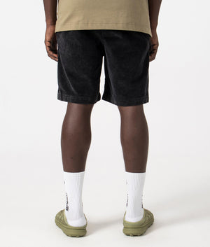 Dickies Chase City Shorts in Black. Back angle shot at EQVVS.