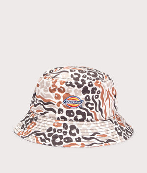 Saltville Bucket Hat in Heritage Print White by Dickies. EQVVS Front Angle Shot.