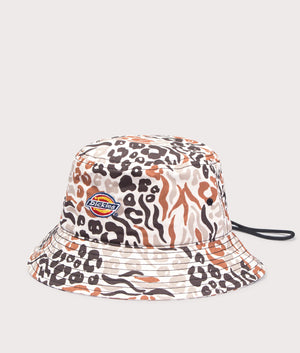 Saltville Bucket Hat in Heritage Print White by Dickies. EQVVS Side Angle Shot.