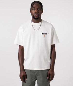 Pearisburg T-Shirt in Cloud by Dickies. EQVVS Front Angle Shot.