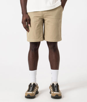 Dickies Duck Canvas Chap Short in Desert Sand. Front angle shot at EQVVS.