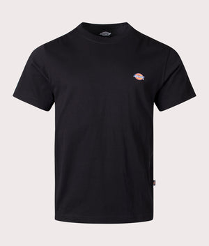 Mapleton T-Shirt in Black by Dickies. EQVVS Front Angle Shot.