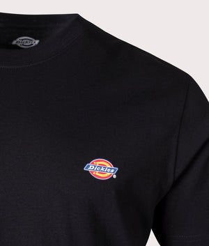Mapleton T-Shirt in Black by Dickies. EQVVS Detail Shot.