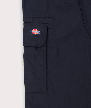 Regular-Fit-Millerville-Cargo-Pants-Black-Dickies-EQVVS flay lay logo image