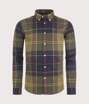 Barbour Glendale Taiolored Shirt in Tartan Check at EQVVS. Mannequin. 