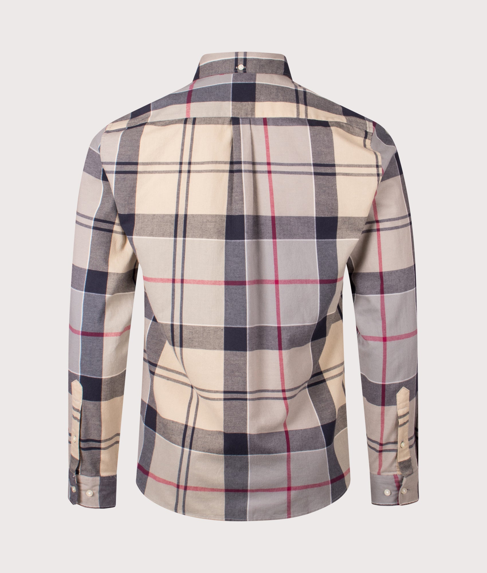 Glendale Tailored Shirt in Dress Tartan | Barbour Lifestyle | Shot at EQVVS | Back shot 