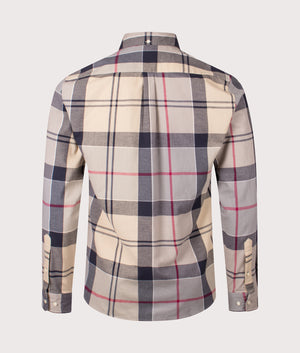 Glendale Tailored Shirt in Dress Tartan | Barbour Lifestyle | Shot at EQVVS | Back shot 