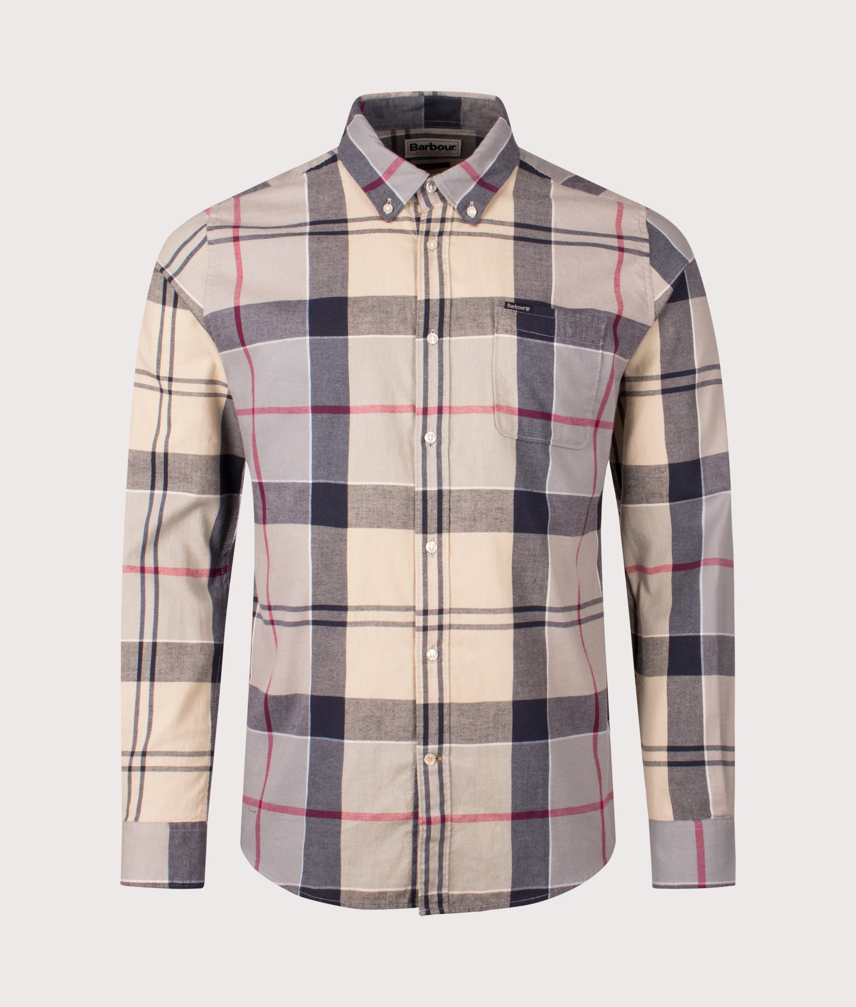 Glendale Tailored Shirt in Dress Tartan | Barbour Lifestyle | Shot at EQVVS | Front shot 