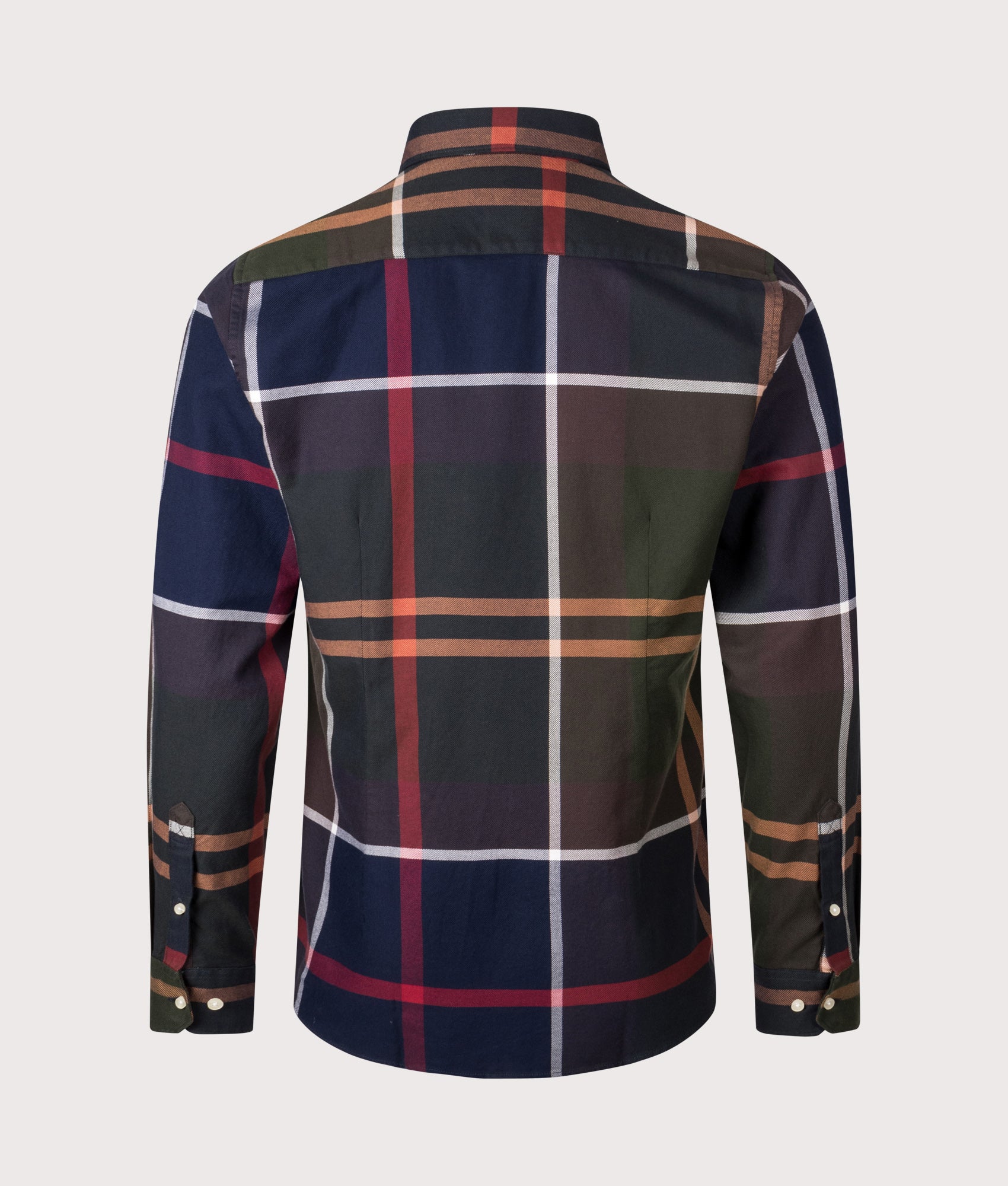 Dunoon Tailored Shirt in 'Classic Tartan' | Barbour Lifestyle | Back shot 