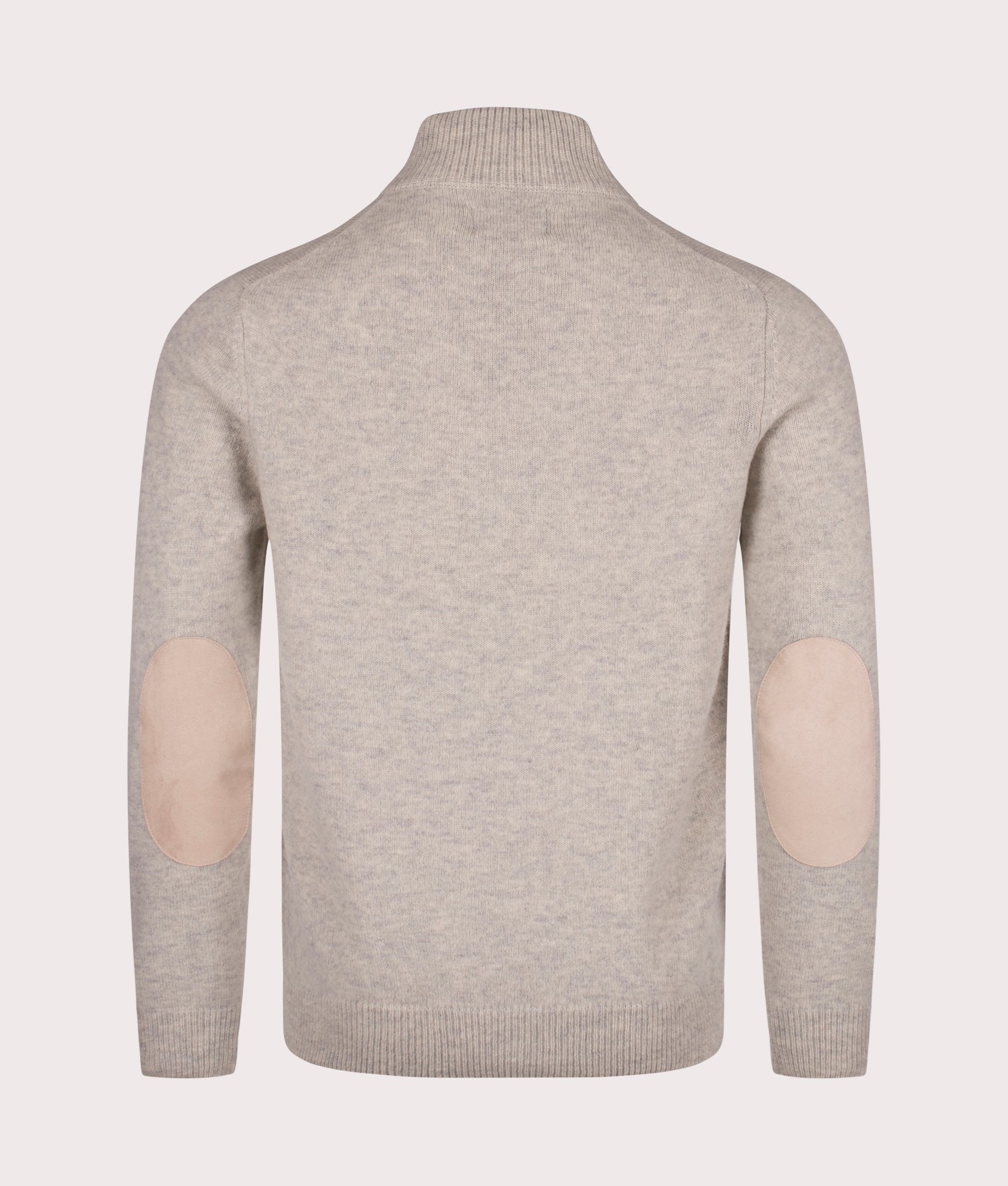 Barbour Lifestyle Patch Knitted Jumper in Pearl| EQVVS Menswear