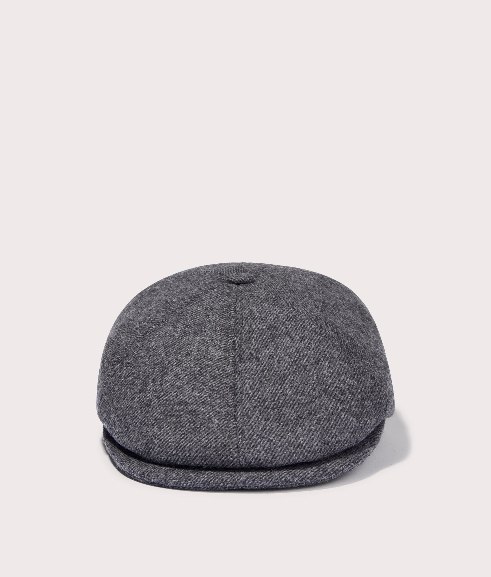 Barbour Claymore Bakerboy Cap in Charcoal Grey. EQVVS Front
Shot