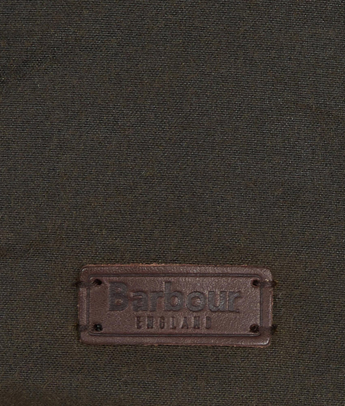 Barbour Lifestyle Morar Wax Trapper Hat in Olive a EQVVS Menswear. Detail shot.