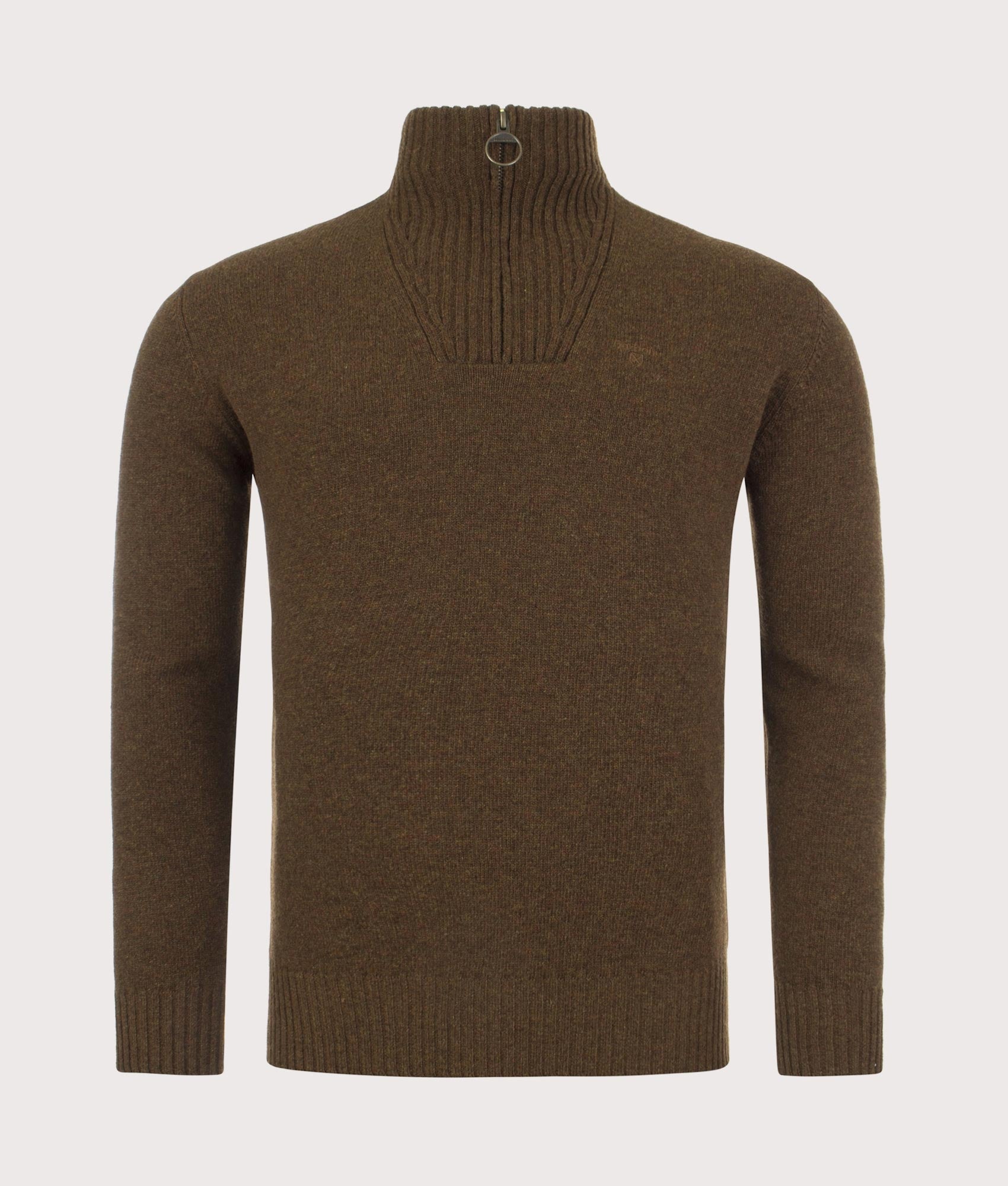 Essential Lambswool Quarter Zip Jumper