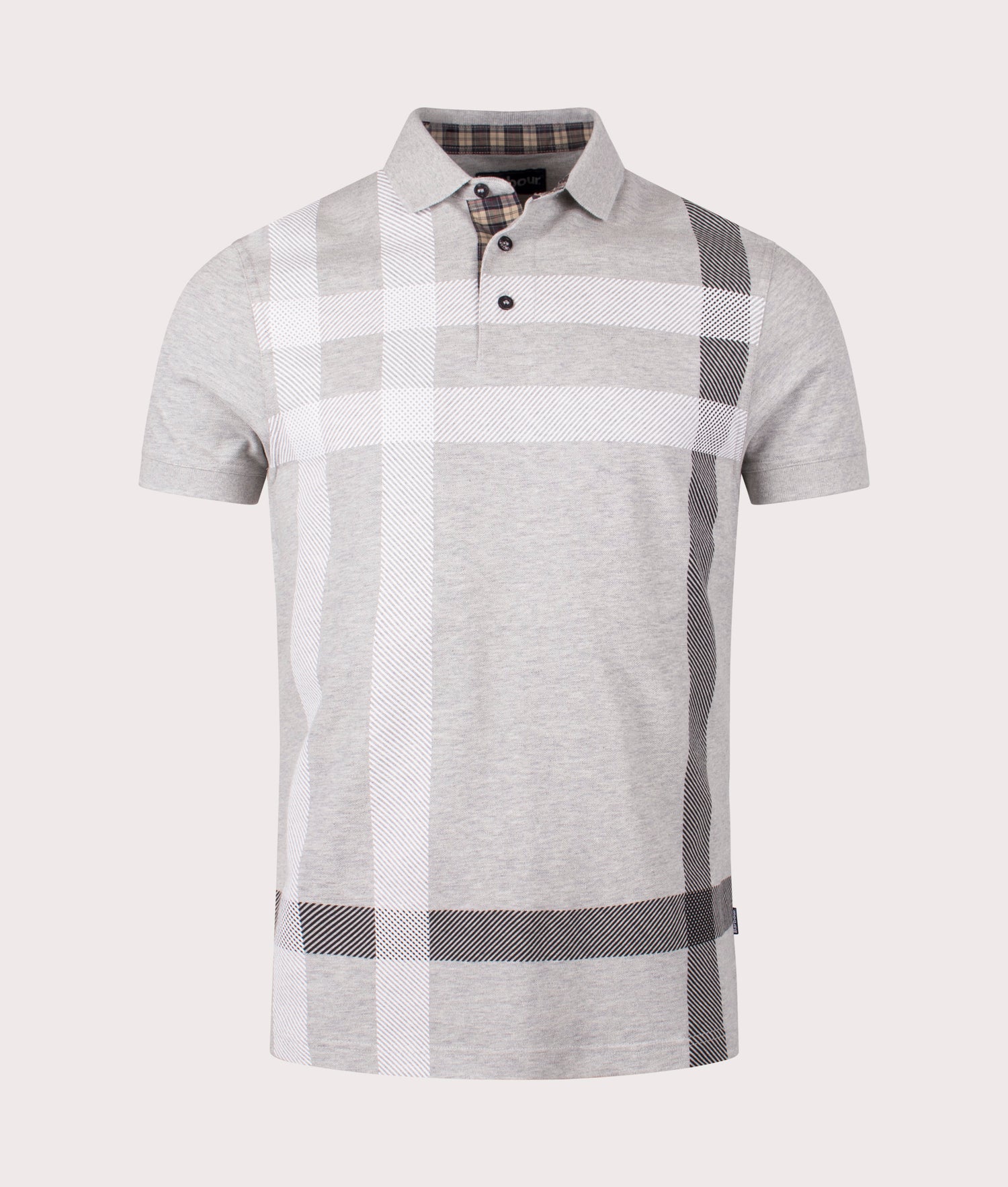 Tシャツ・カットソー Barbour SS25 BLAINE POLO MIDLAYERS (MML1117 MML GY52) Blaine Polo Shirt GY52 Grey Marl | Barbour | EQVVS