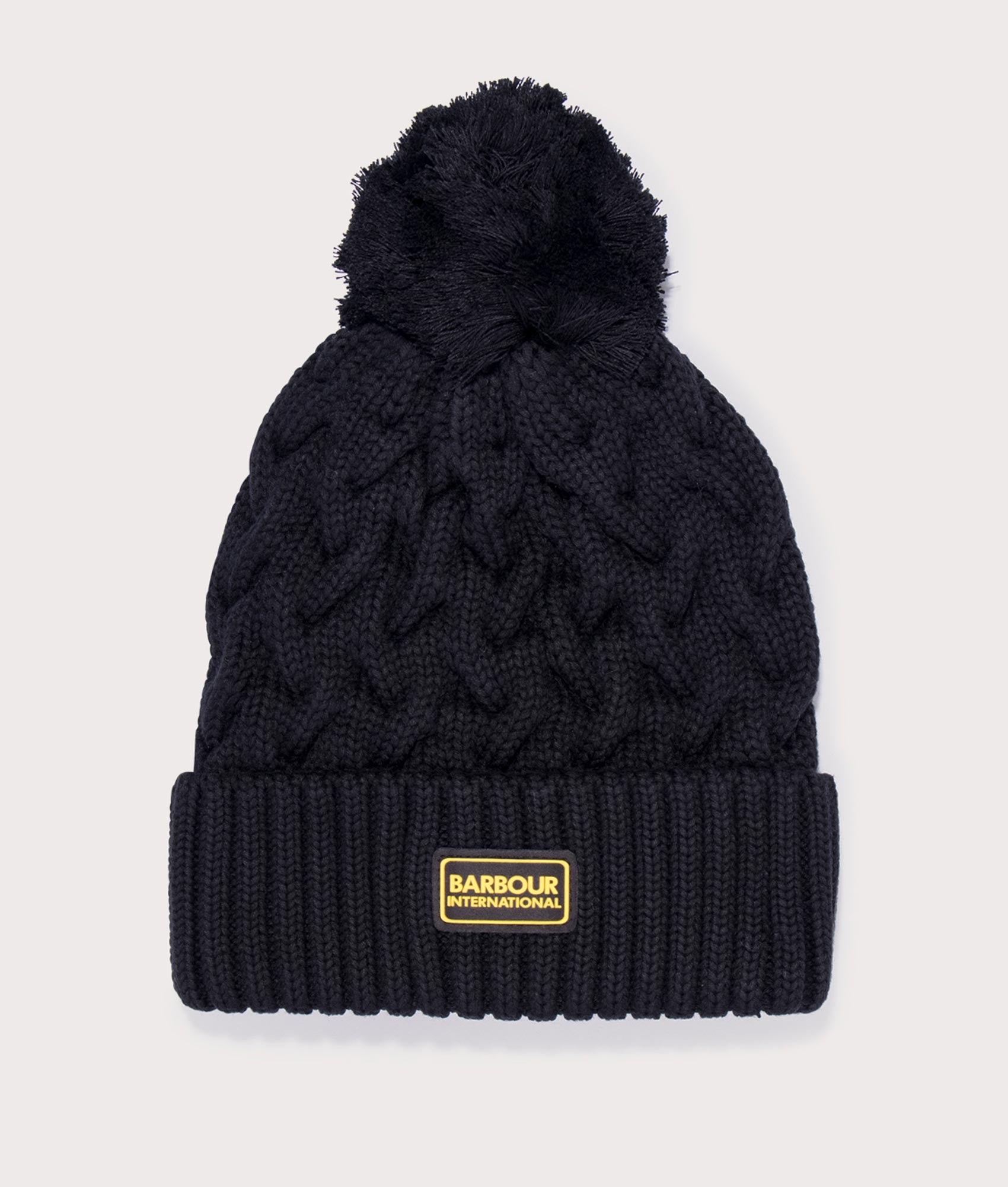 Drift-Cable-Beanie-Black-Barbour-International-EQVVS