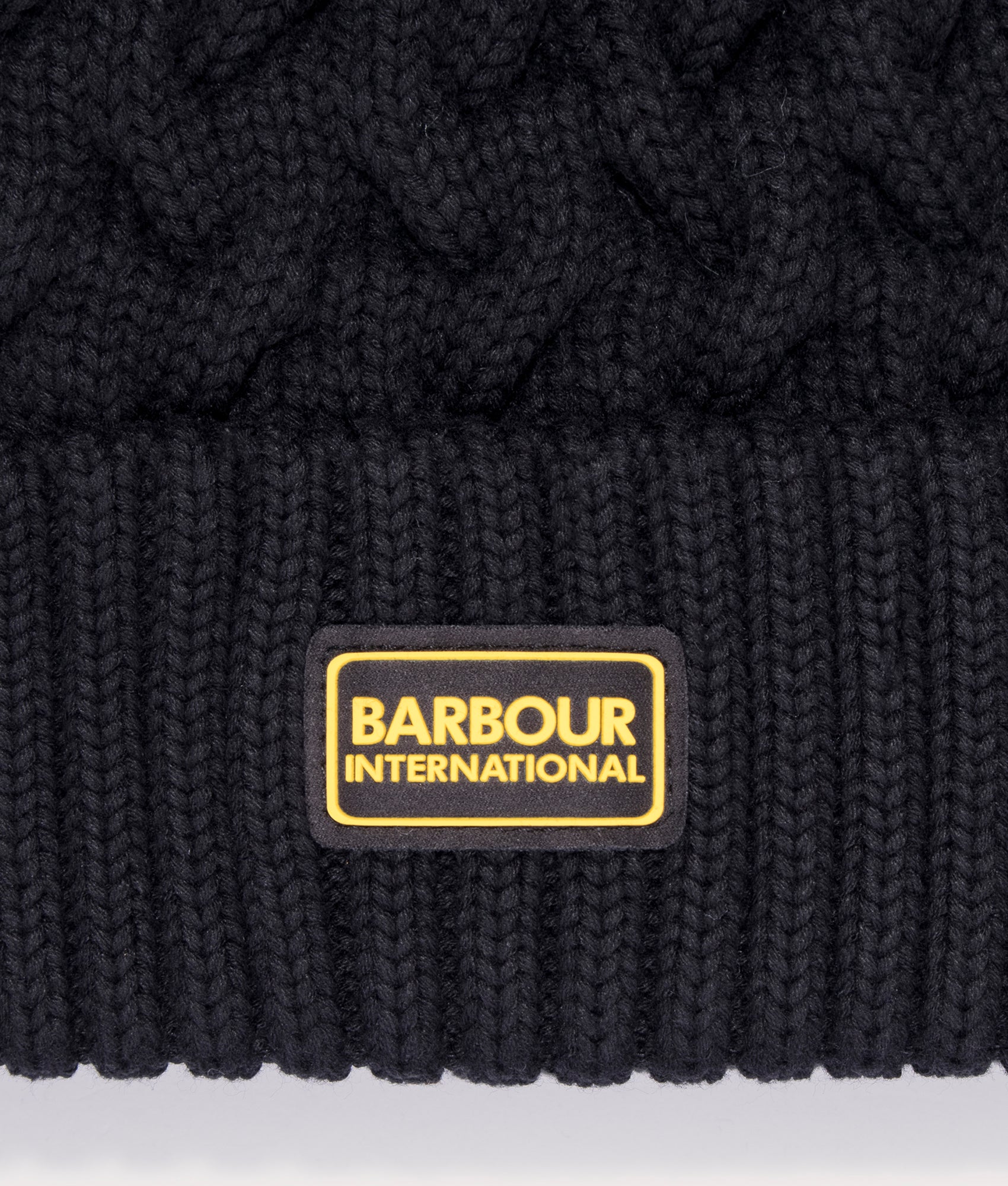 Drift-Cable-Beanie-Black-Barbour-International-EQVVS