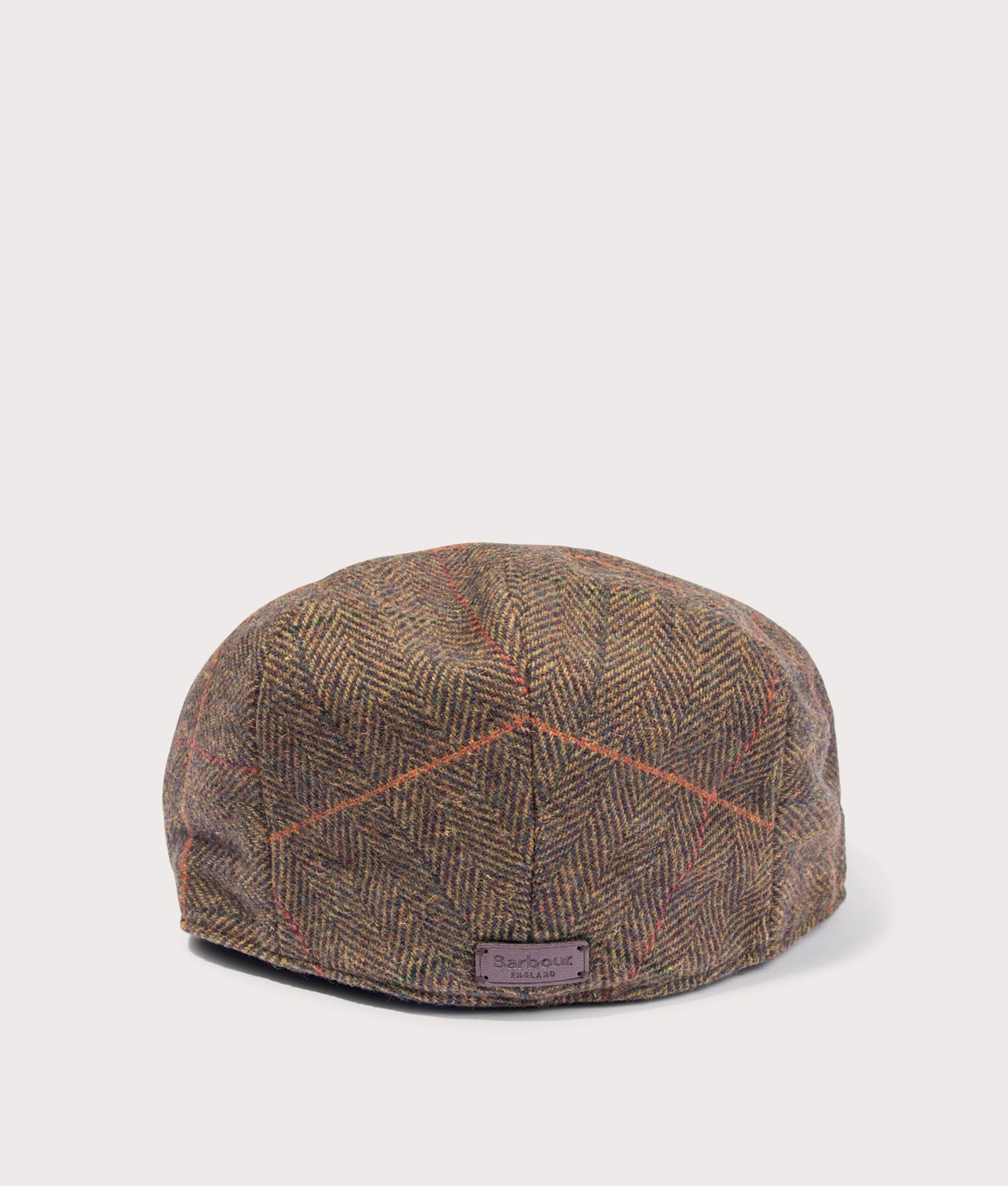 Wilkin-Flat-Cap-Olive/Orange/Red-Barbour-Lifestyle-EQVVS