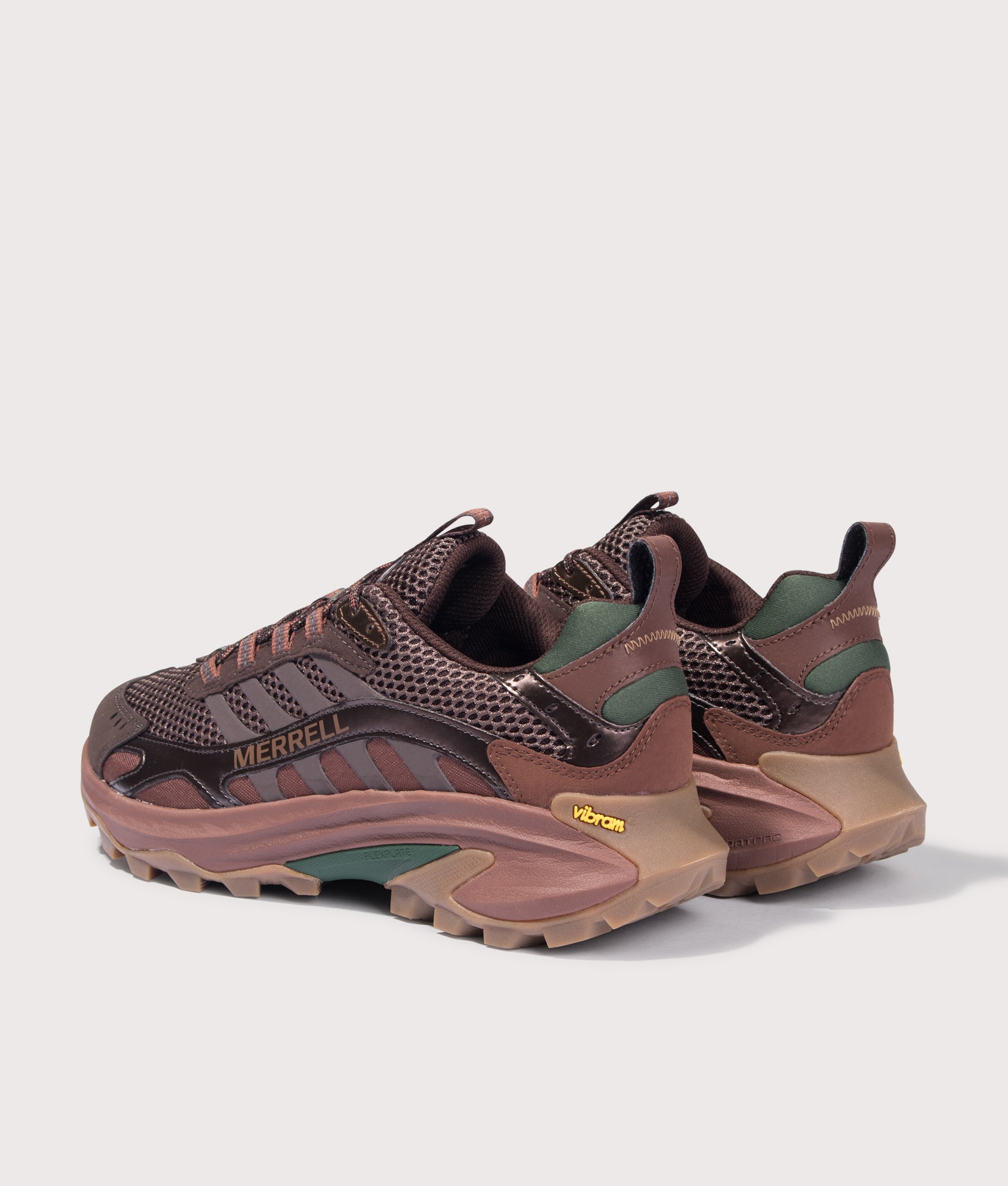 MerrellMoab Speed 2 Vent 2K Trainers in Braken Brown for Men at EQVVS back Shot