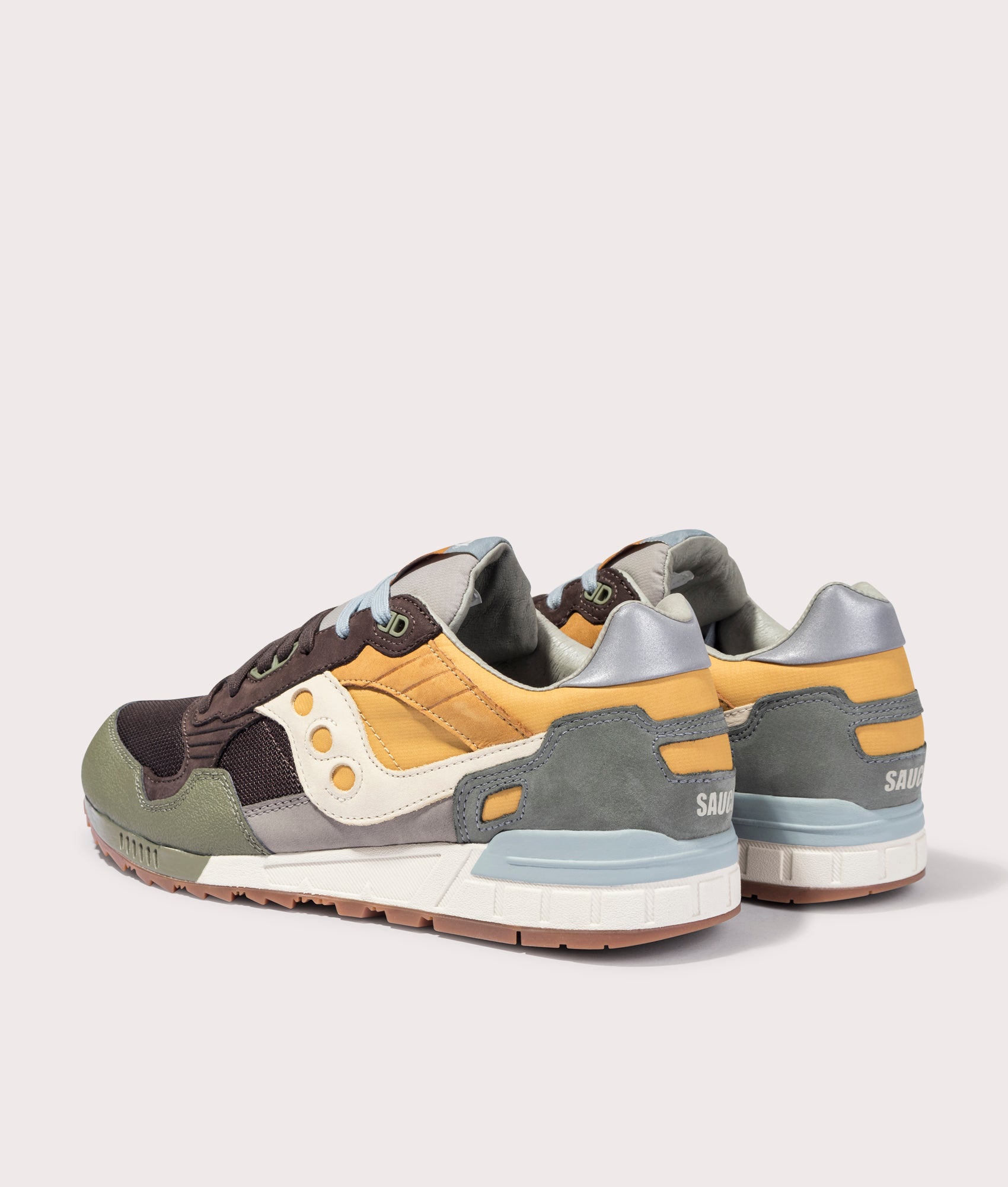 Shadow 5000 Sneakers in Multi by Saucony. EQVVS Menswear Back Pair Shot. 