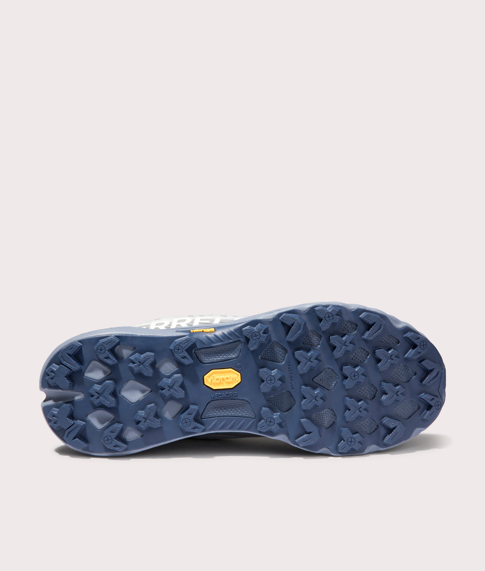 Merrell, Agility Peak 5 Trainers, Pigeon/Indigo, Eqvvs Menswear, bottom shot angle
