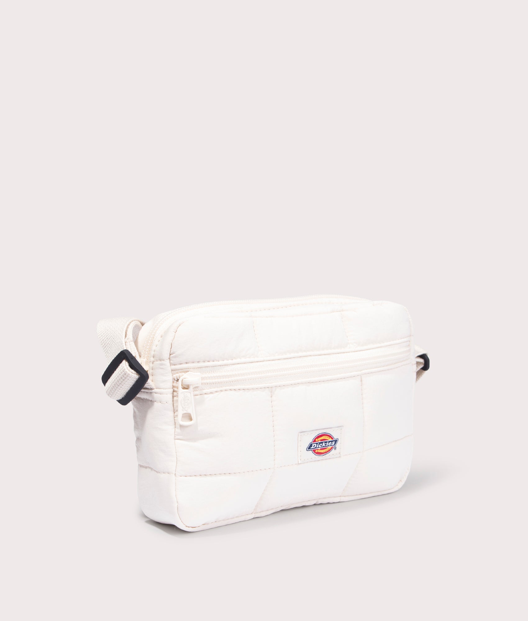 Dickies Gardiner Cross Body Bag in Whitecap Grey. EQVVS Angle Shot