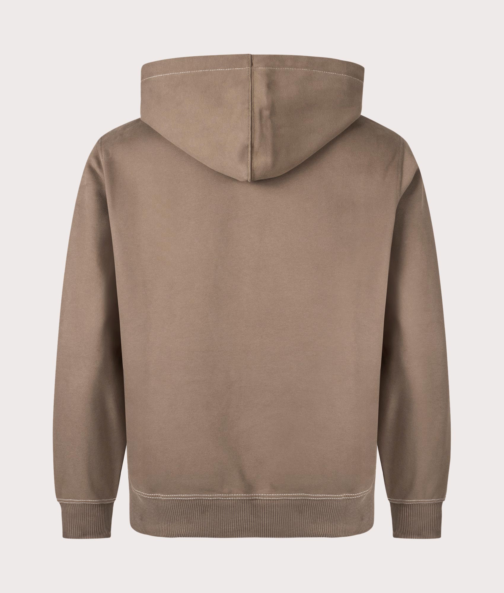 Mushroom Philipsburg Hoodie by Dickies. Shot at EQVVS. Reverse image. 