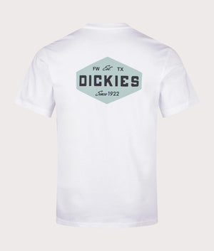 Dickies Emblem T-Shirt in White. EQVVS Shot. 
