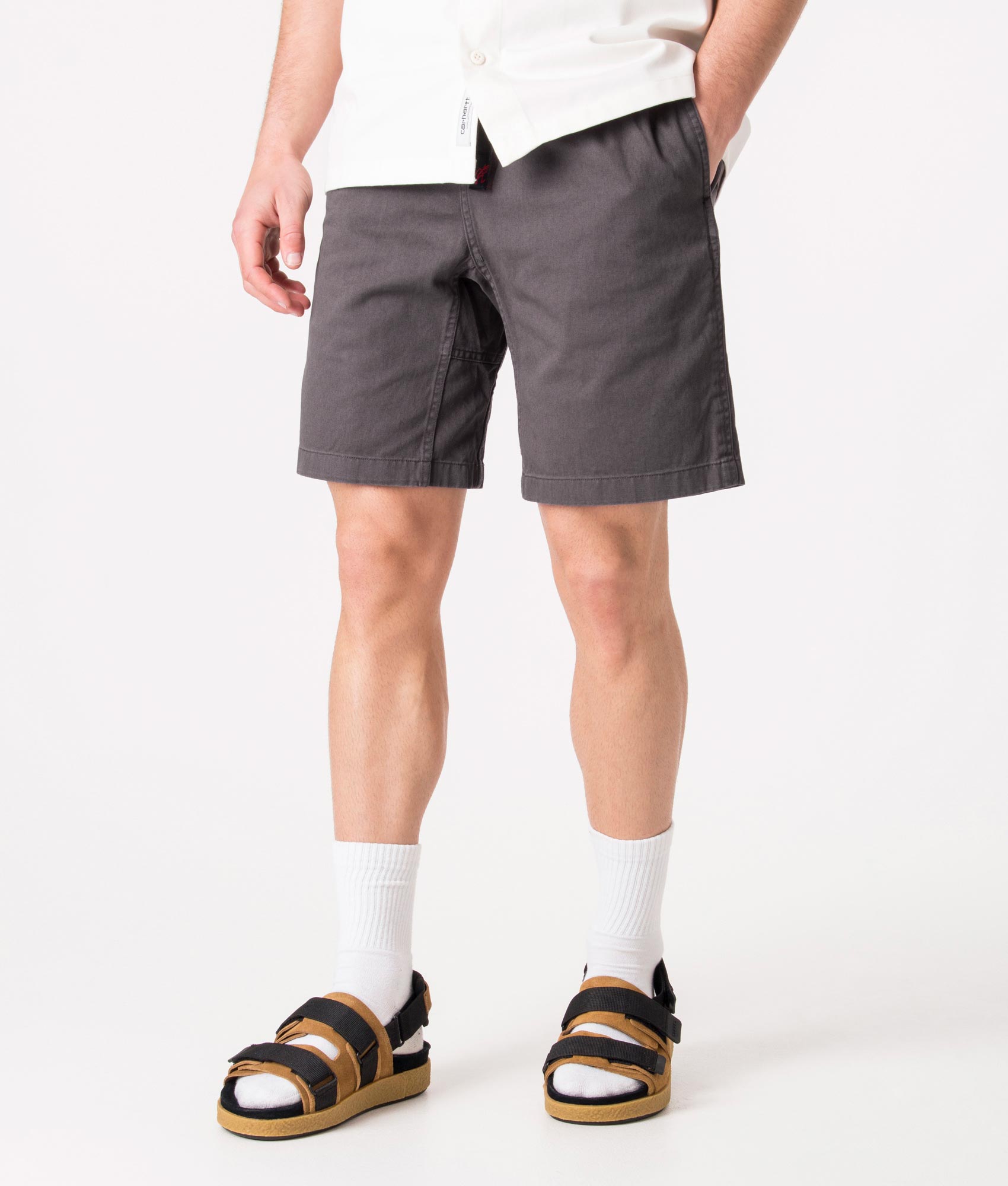 Relaxed-Fit-G-Shorts-Charcoal-Gramicci-EQVVS
