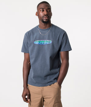 Oval-T-Shirt-Navy-Pigment-Gramicci-EQVVS