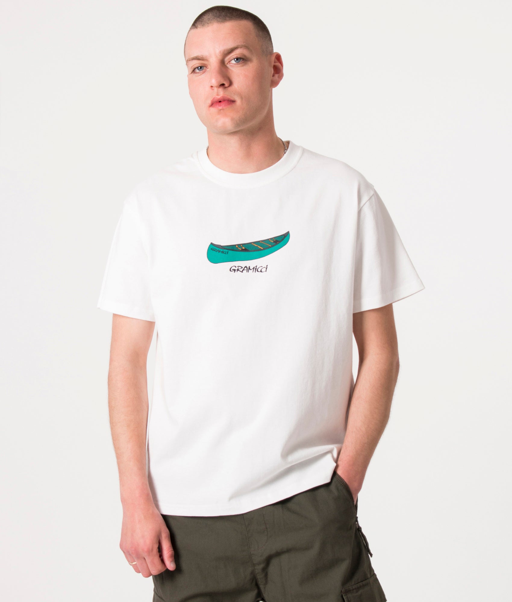 Canoe-T-Shirt-White-Gramicci-EQVVS