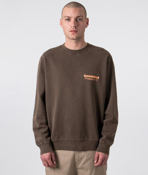 Relaxed-Fit-Preserve-It-Sweatshirt-Brown-Pigment-Gramicci-EQVVS-Front-Image