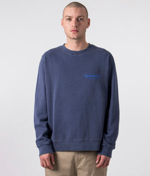 Relaxed-Fit-Preserve-It-Sweatshirt-Navy-Pigment-Gramicci-EQVVS-Front-Image