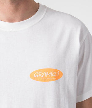 Original-Freedom-Oval-T-Shirt-White-Gramicci-EQVVS-Detail-Image