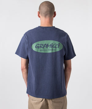 Original-Freedom-Oval-T-Shirt-Navy-Pigment-Gramicci-EQVVS-Back-Image
