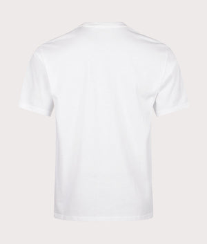 Gramicci Pixel G T-Shirt in White. Back angle shot at EQVVS.