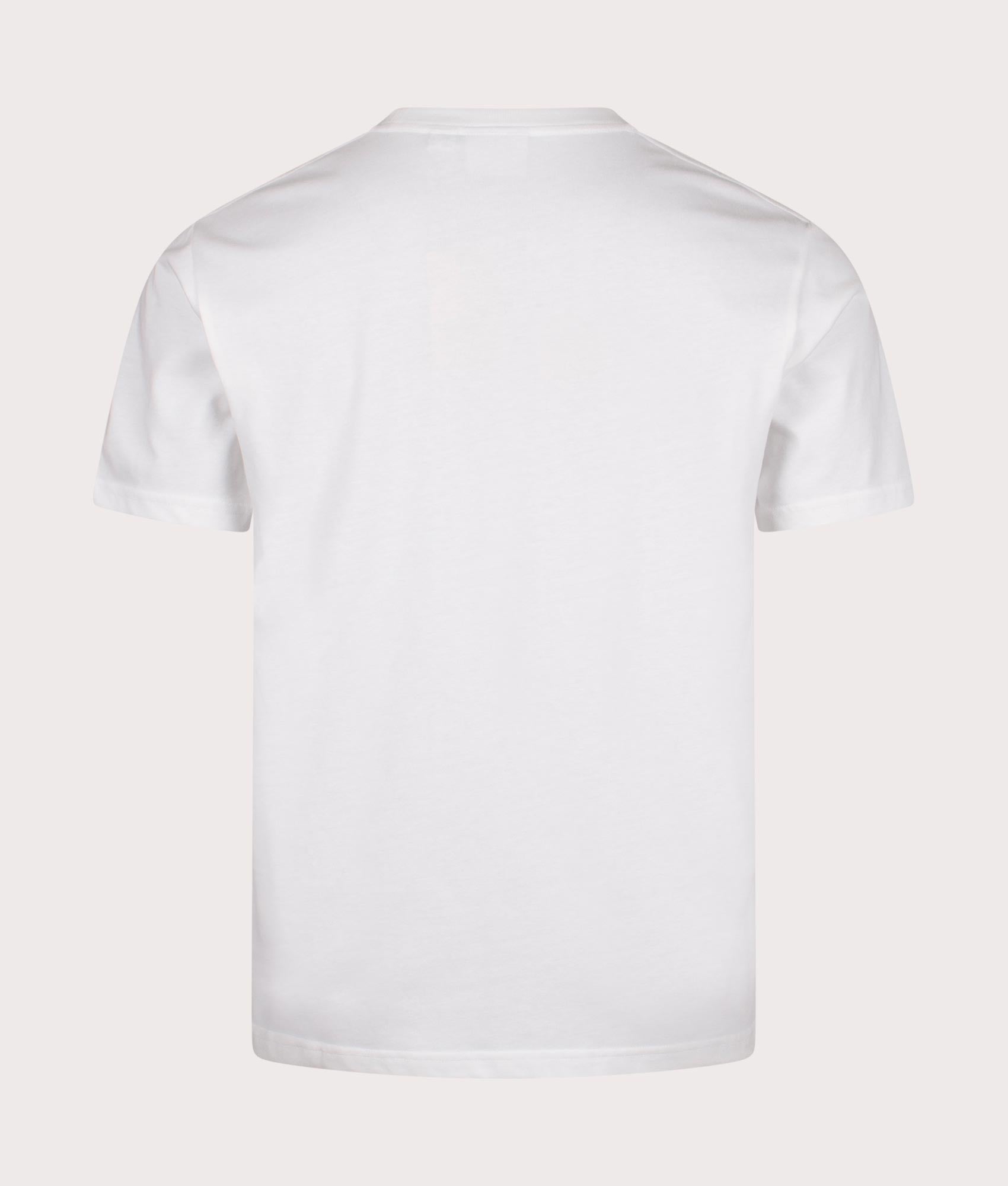 Gramicci Logo T-shirt in white at EQVVS. Back shot. 