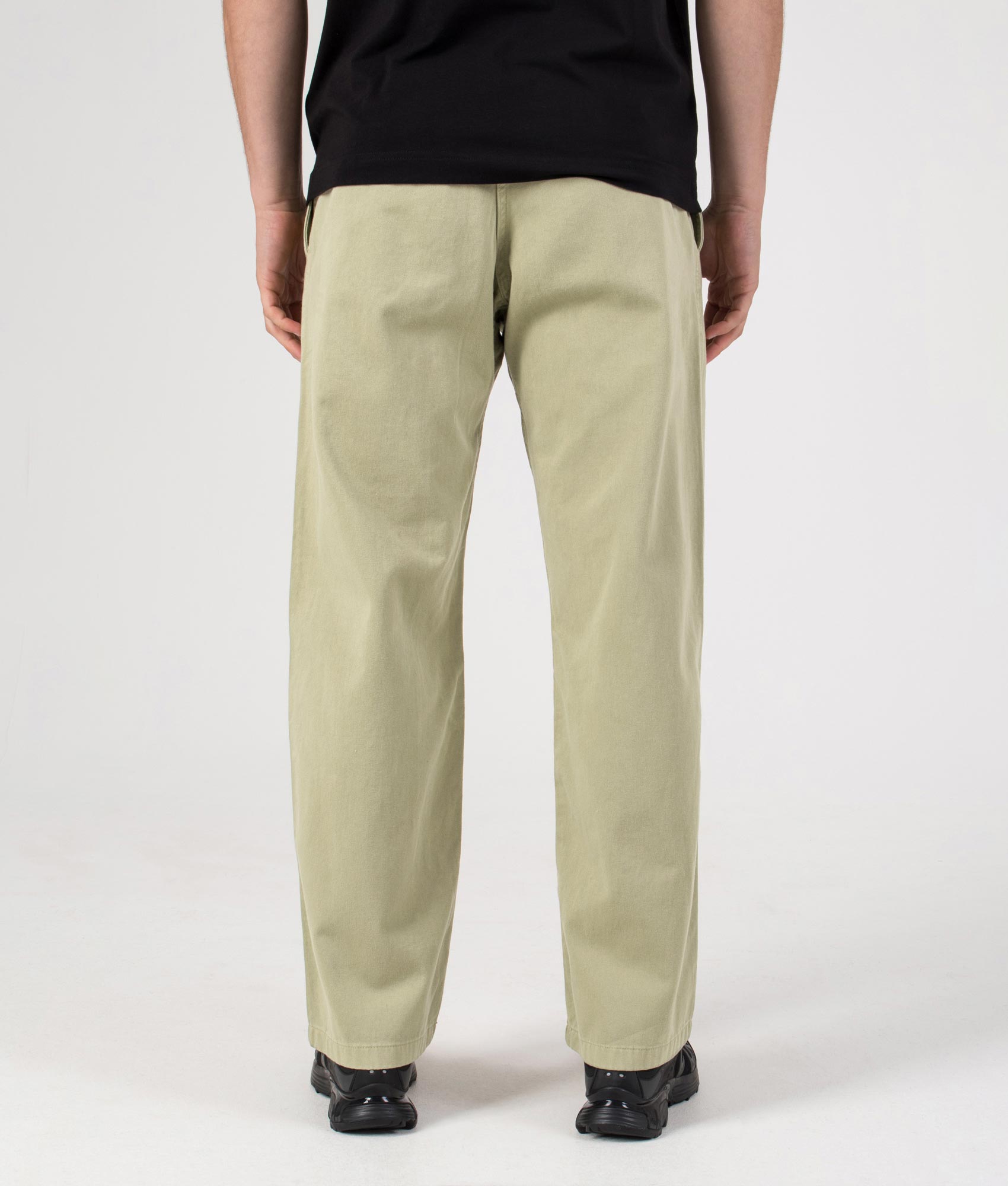 Straight Fit Gramicci Pants in Cactus Pigment | 100% Cotton | Gramicci | EQVVS | Back model shot 