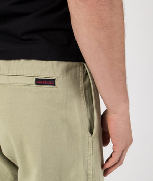 Straight Fit Gramicci Pants in Cactus Pigment | 100% Cotton | Gramicci | EQVVS | Back detail model shot 
