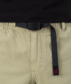 Straight Fit Gramicci Pants in Cactus Pigment | 100% Cotton | Gramicci | EQVVS | Front detail model shot 