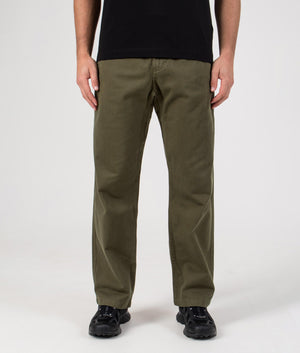 Straight Fit Gramicci Pants in Pine | 100% Cotton | Gramicci | EQVVS | Front model shot 