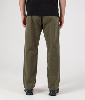 Straight Fit Gramicci Pants in Pine | 100% Cotton | Gramicci | EQVVS | Back model shot 