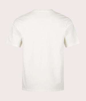 Gramicci One Point Pigment Dyed T-Shirt in Natural Pigment at EQVVS Menswear. Back shot.
