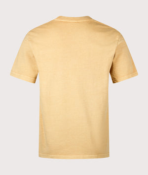 One Point Pigment Dyed T-Shirt in Mustard Pigment | 100% Cotton | Gramicci | EQVVS | Back shot 