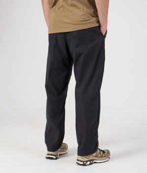 Relaxed Fit Swell Pants in Vintage Black | 100% Cotton | Gramicci | EQVVS | Back angle model shot 