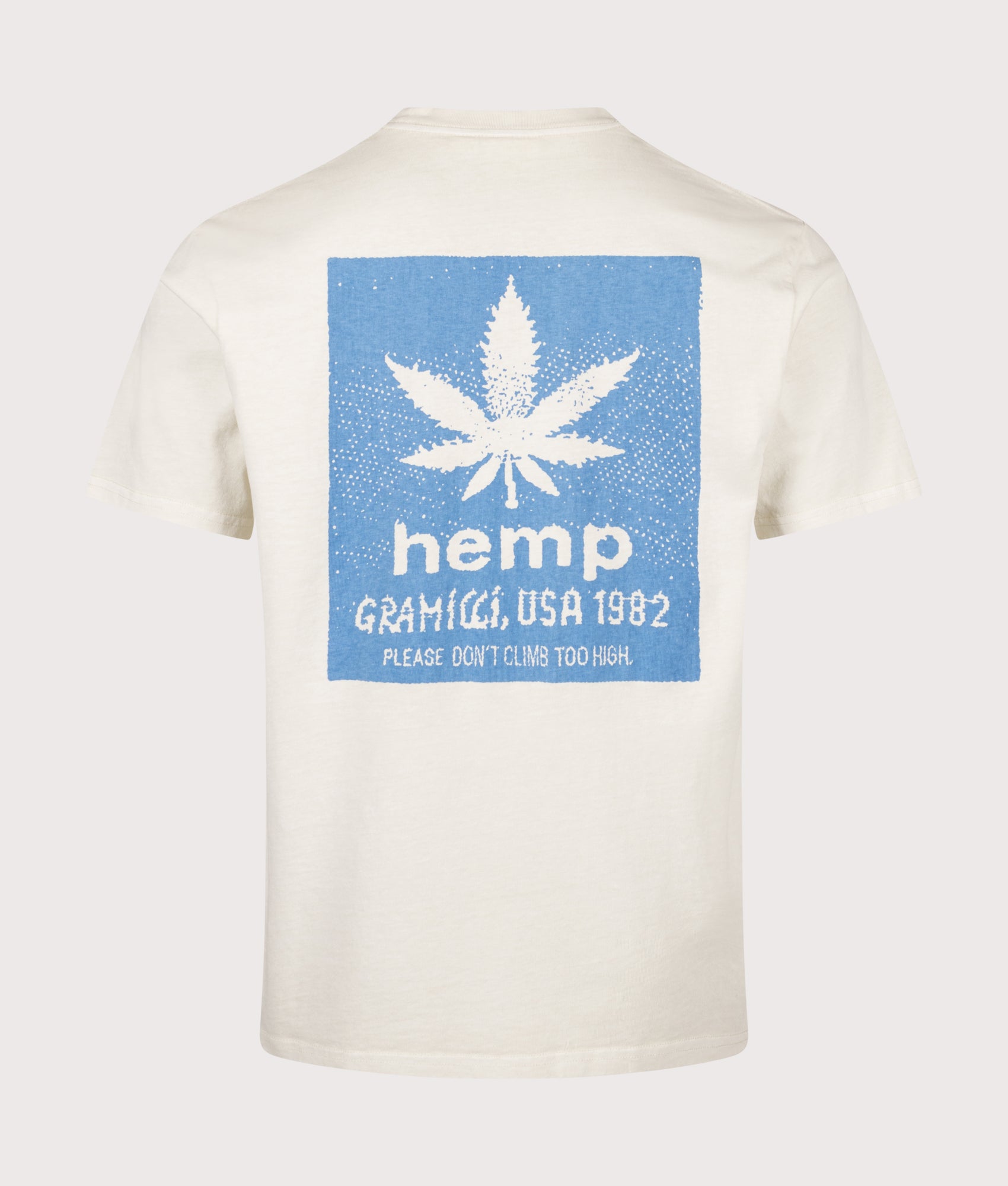 Hemp T-Shirt in Natural Pigment | 100% Eco Cotton | Gramicci | EQVVS | Back shot 