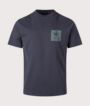 Hemp T-Shirt in Navy Pigment | 100% Eco Cotton | Gramicci | EQVVS | Front shot 