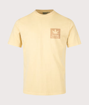 Hemp T-Shirt in Mustard Pigment | 100% Eco Cotton | Gramicci | EQVVS | Front shot 